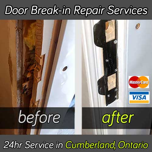 Door break in repair service in Cumberland Ontario